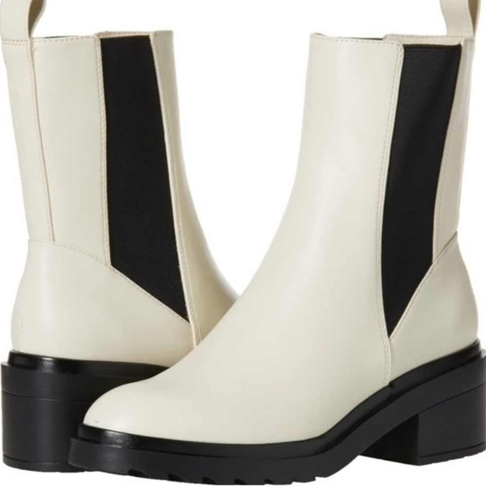 Amazon Essentials Cream Ankle Boots - image 1
